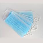 Lint Free Fluid Resistant Face Mask , Disposable Nose Mask High Breathability