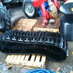 90 Pitch 400mm Width Agriculture Rubber Tracks With 60 Links