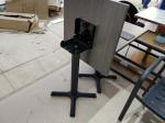 Space Saving Folding Metal Table Legs Cast Iron Coffee Table Base ISO9001