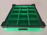 Green Plastic Storage Dividers Fire Resistant Compartment Plastic Containers