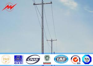 Quality 25ft High Octagonal Shape Metal Utility Pole Hot Dip Galvanized Long Service Life wholesale