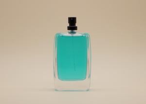 Quality Rectangle Cosmetic Spray Bottle With Matte Black Crimp Perfume Sprayer wholesale