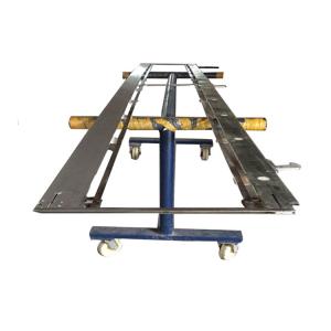 Quality Textile Machinery Parts Heald Frame Rod Weaving Loom Heald Frame Loom Stainless Steel Strip Loom Parts Heald Frame wholesale