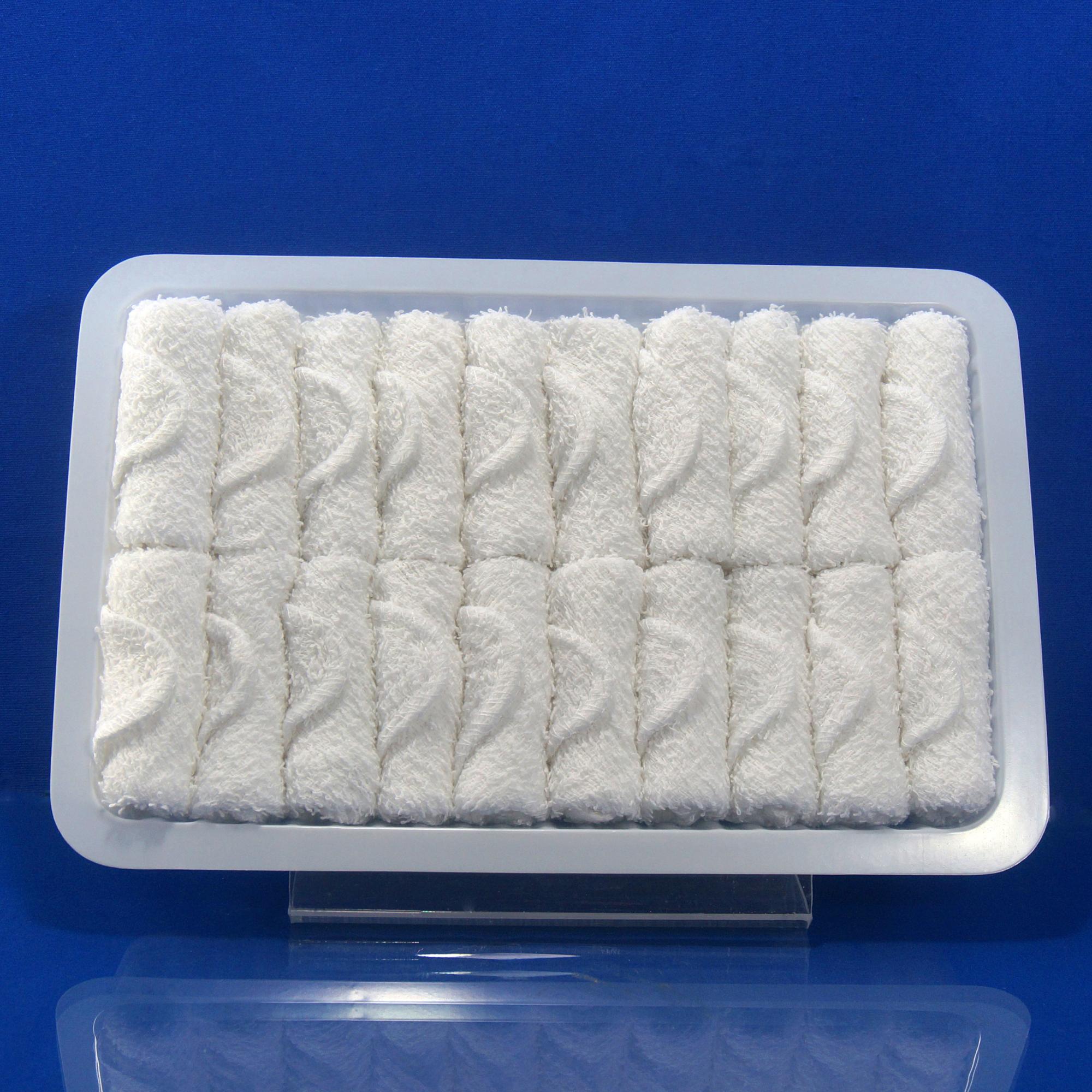 Soft cotton airline disposable hot towel