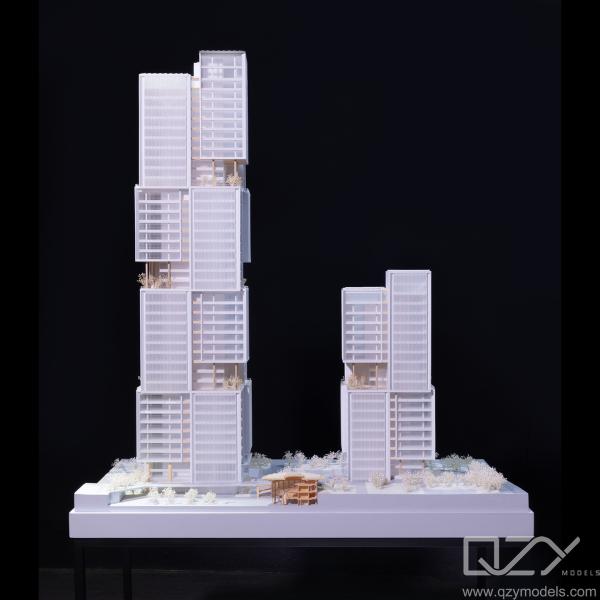 Aedas 1/200 Shenzhen Longgang Ecological Intelligence Valley Art Model