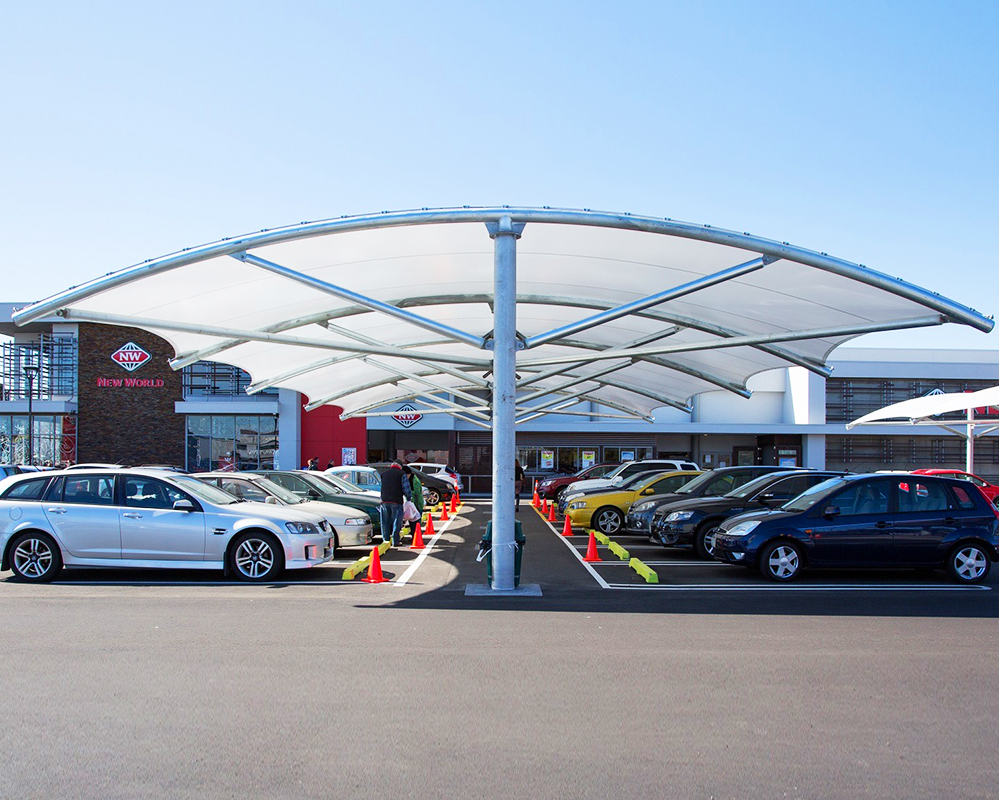 Heat Treated Metal Frame Carports for Car Parking in Weather Resistant Material