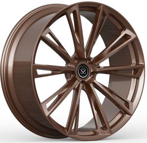 Quality 24x10.5 ET+32/24x12ET+45 PCD 5x112/CB 66.6 Gloss Bronze Forged Wheels For BMW X7 wholesale