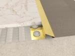 Decorative Gold Brushed 304 Stainless Steel Transition Strip Wall Tile Profile