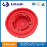 Sensor Cover Plastic Injection Molding PVC / ABS / PE RED Plastic Housing Mold