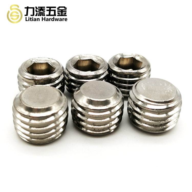 DIN916 Stainless steel 304 grade 12.9 Alloy steel Hex Socket Set Screws Grub Screw