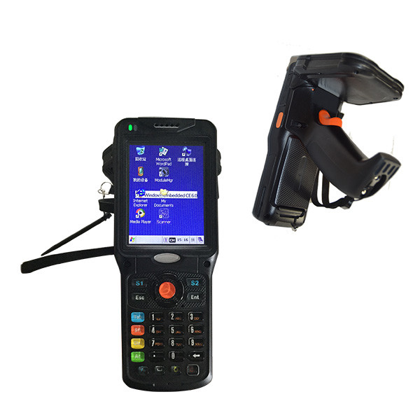 Long Distance Handheld UHF RFID Reader Lightweight SAMSUNG Cortex-A8 1GHz CPU Processor