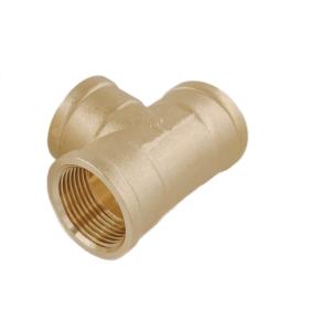 Quality ISO 228 1 inch Tee F/F/F Thread Brass Pipe Fittings wholesale