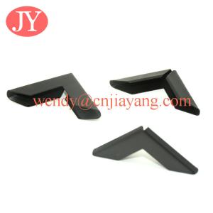 Quality matte black color metal book corner for menu wholesale