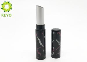 Quality Black Plastic Lipstick Tubes For Cosmetic Packaging , Empty Lipstick Containers wholesale