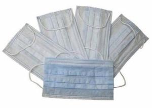 Quality Dust Proof Non Woven Fabric Face Mask , Breathable Disposable Earloop Mask wholesale