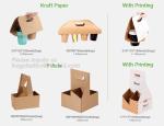 Cardboard paper coffee cup holder carrier,2 pack coffee cup drink paper carriers