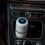 HOMEFISH Portable Car Air Purifier USB Rechargeable 3 Gear Adjustable