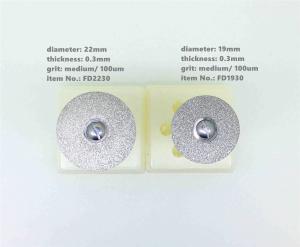 Quality Fast Rapid Diamond Coated Grinding Disc 0.3mm 22mm Flexible Round Cutting Disc wholesale