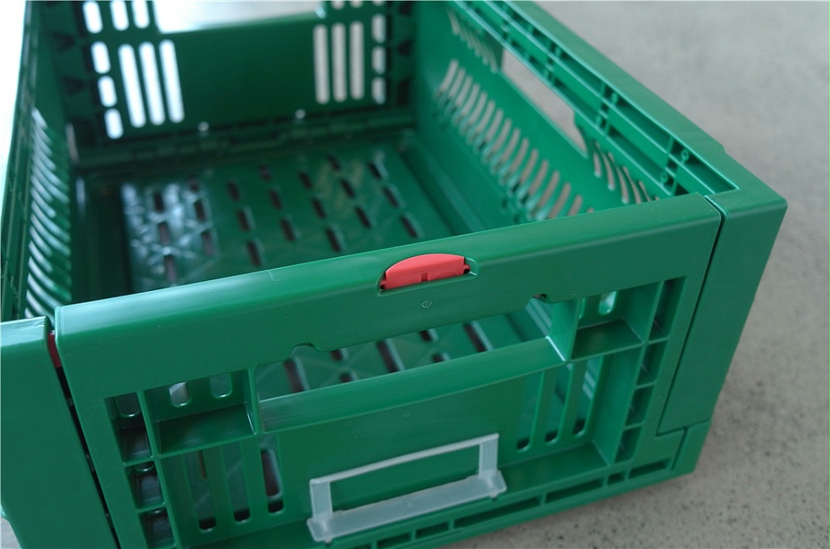Transportation Plastic Crate for Fruit Vegetable Storage Stackable Nestable 400x300x170mm