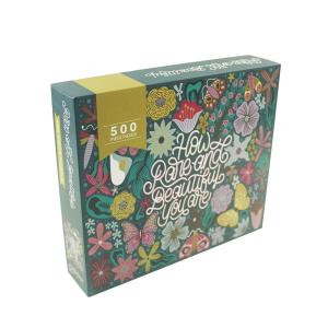 Quality Thickened Paper Jigsaw Puzzle Cardboard Game Jigsaw 500pcs Paper Puzzle wholesale