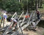 Lightweight FRP Pedestrian Bridges Fibreglass Bridge Only Beams And Plates