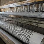 High Strength Fiberglass Geogrid for Soil Slope Walls Reinforcement Length 50