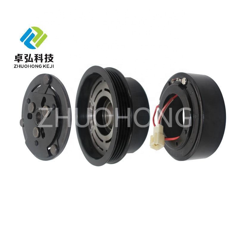 35*55*20 Auto AC Compressor Pulley Clutch Kit 4PK 123MM 12V For SANTANA 2000 1.8