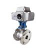 Buy cheap Dn25 Pn10 Stainless Steel Electric Ball Valve AC110V For Waste Water Project from wholesalers