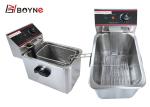 Fried Food 4L Stainless Steel Fryer Restaurant Furnace easy cleaning