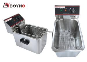 Quality Fried Food 4L Stainless Steel Fryer Restaurant Furnace easy cleaning wholesale