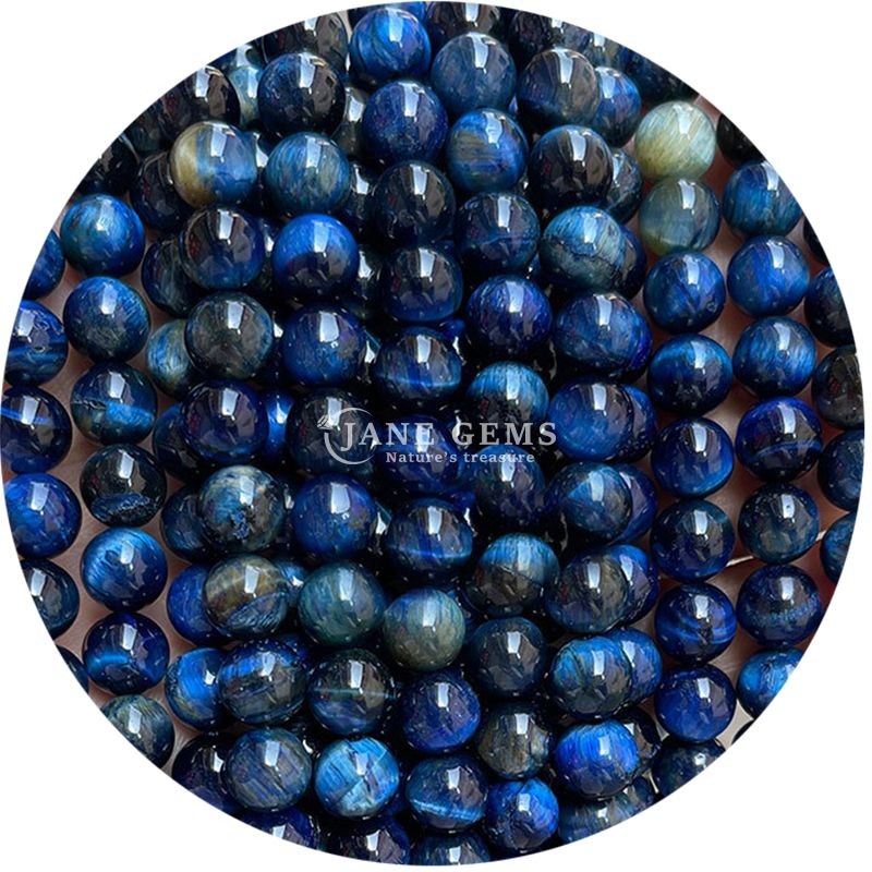 Gender-Neutral Crystal Bead Stone 8mm Tiger Eye Round Beads for Jewelry Making