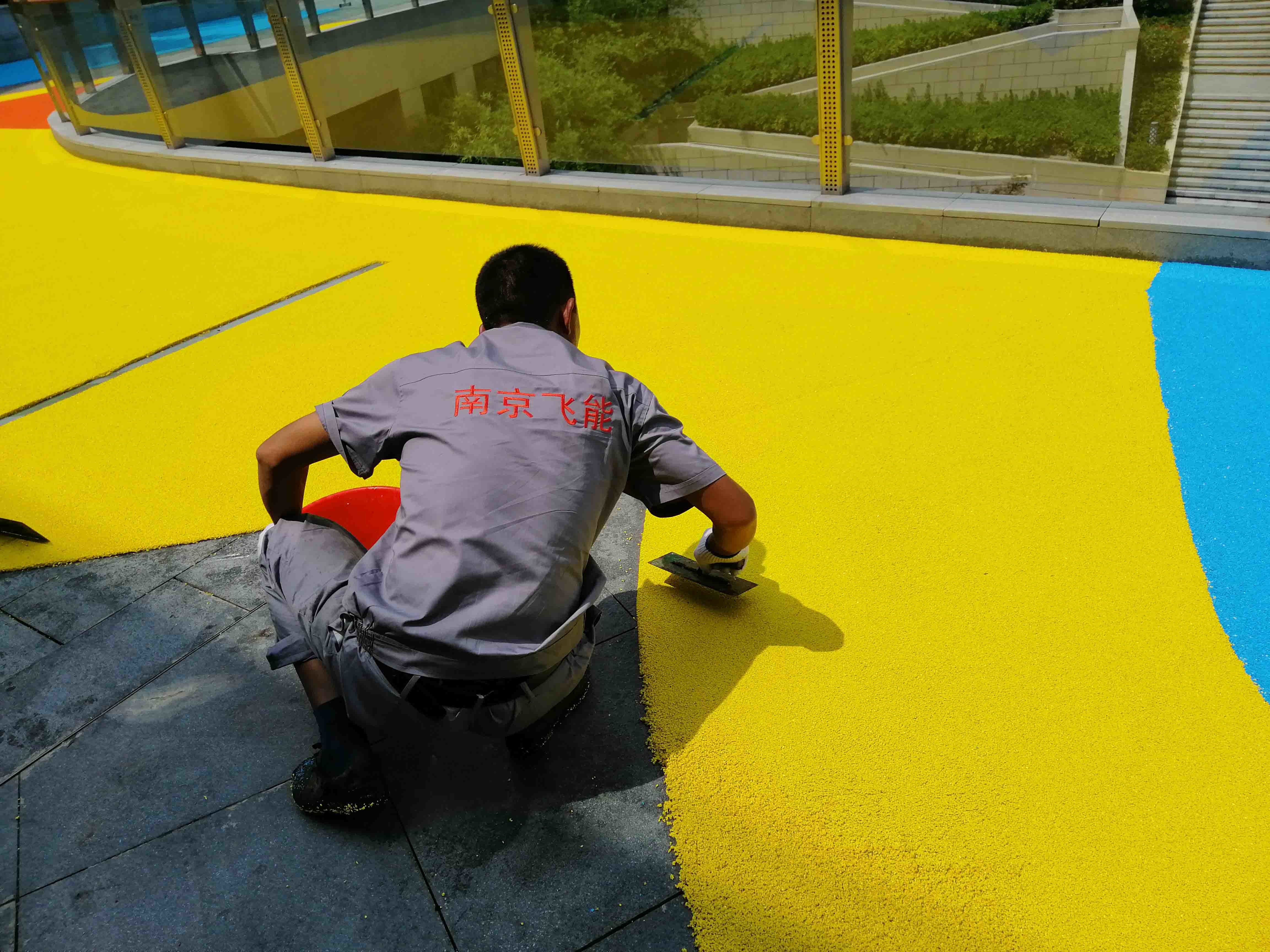 Kids Polyurethane Binder Rubber Granules EPDM Rubber Flooring IAAF Certificate