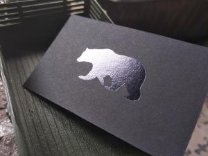 Quality 600gsm Foil Print Business Cards , Custom Design Business Cards Interior Designer wholesale