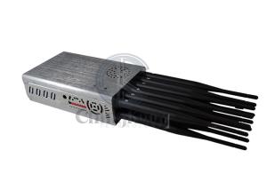 Quality 25m 12 High Gain Antenna 8.4W Portable WIFI Jamming Device wholesale