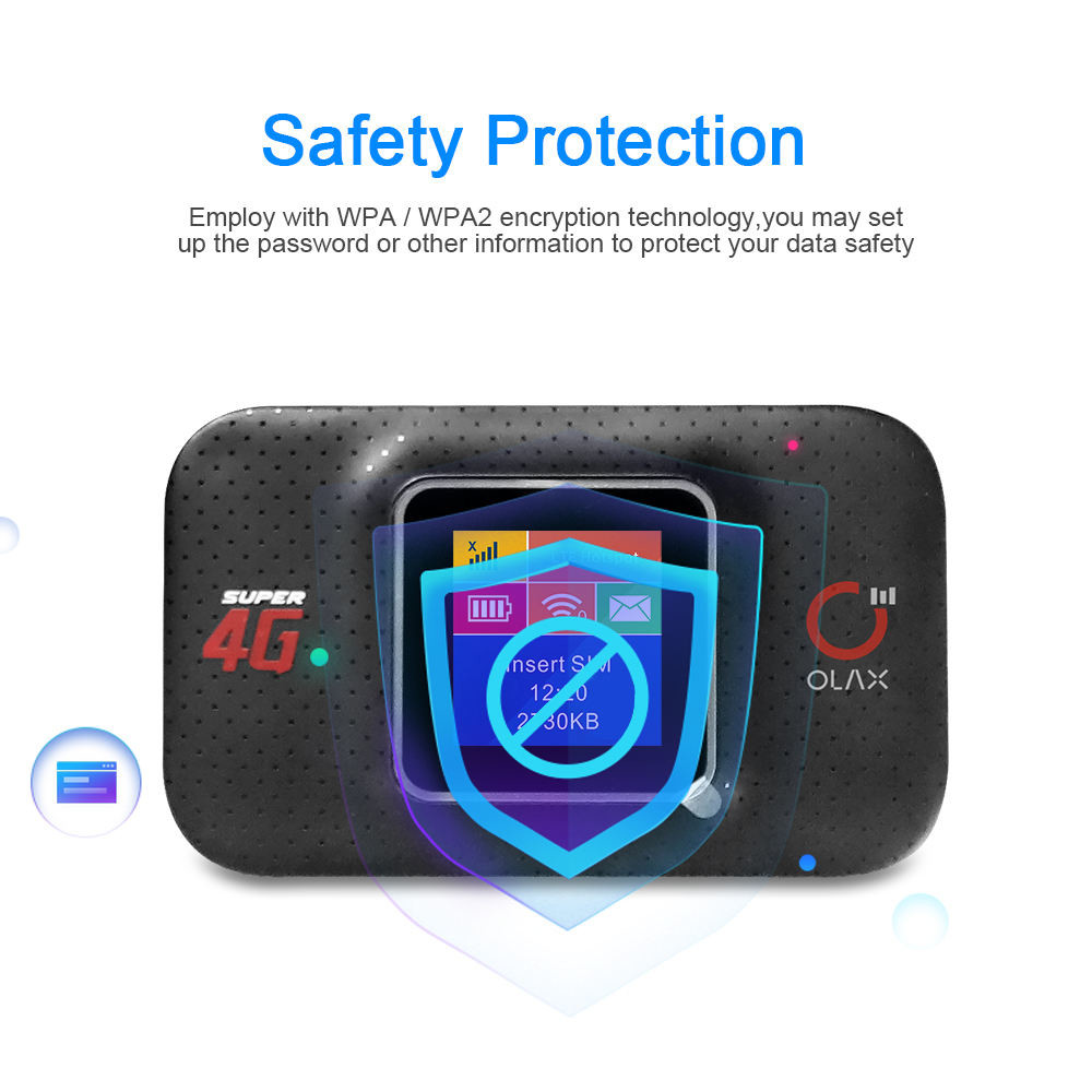 OLAX MF982 Pocket Modems Wifi LTE 4g Router With Sim Card 4g Wifi Router