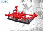 Choke manifold 3 1/16 inch 10000psi C/W 5 gate valves, 1 adjustable choke, 1