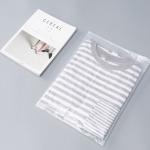 Matte Zip Lock Custom Packaging Bags Biodegradable for T Shirt Swimwear Clothing