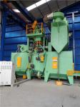 Steel Structural Roller Conveyor Shot Blasting Machine 1.0M/Min