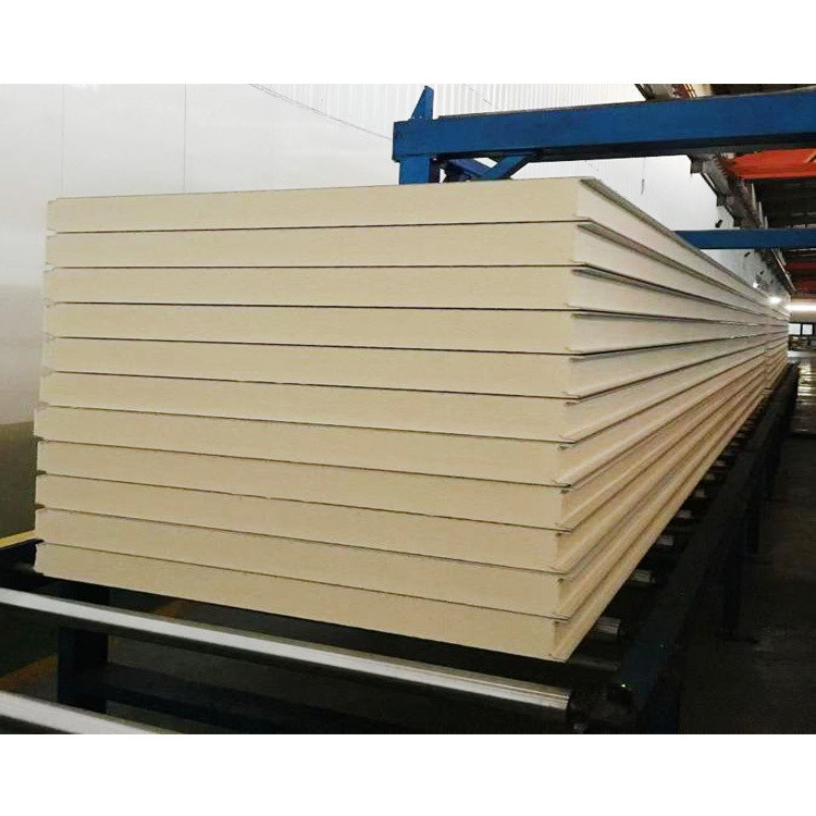 Customized Polyurethane Composite Panels 50mm Insulated Exterior Wall Sandwich Panel