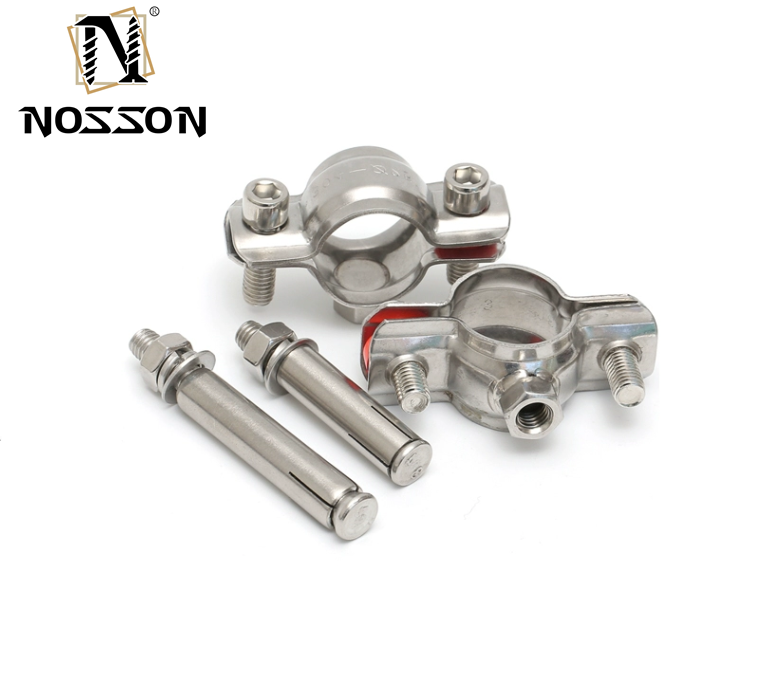 ODM Customized Fastener Pipe Support Clamp for Sanitary Quick Pipe Clamp and Metric Stainless Steel 304 Pipe