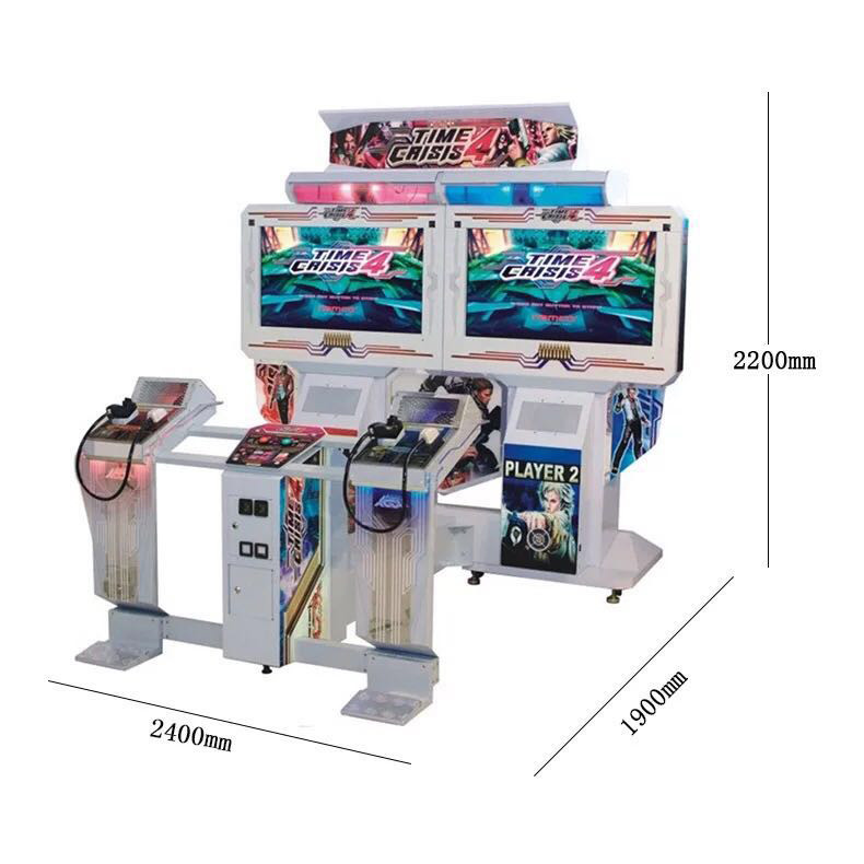 Time Crisis 4 Gun Shooting Arcade Machine Low Venue Restrictions For Supermarkets