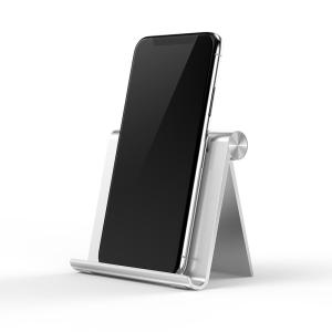 China 108g 16.5MM Height Adjustable Aluminum Black Alloy Phone Holder on sale