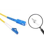 Simplex Duplex LC SC Fiber Optic Pigtail G657A LSZH Yellow