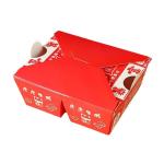 Eco-friendly customized takeaway food grade hot dogs fried chicken cartons