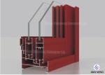 Wood Finish Aluminium Frame Profile , Customized Aluminum Extrusion Profiles