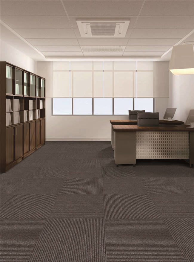 Pretty Carpet Tiles / Square Floor Carpet Tiles With Solution Dyed Method