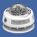 Smoke Alarm, 120V Photoelectric w/Strobe & Battery Backup