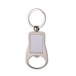 Decorative Sublimation Metal Keyrings With Bottle Opener European And American