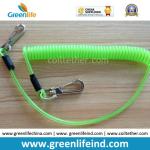 Steel Inside Green Expanding Long Coiled Leash
