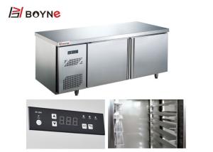 Quality Ventilated Salad Working Bench Three Doors 304 Stainless Steel Fridge commercial kitchen use wholesale